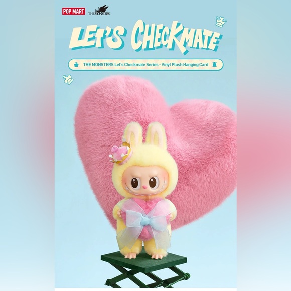 LABUBU Let's Checkmate Series Vinyl Plush THE MONSTERS - Picture 10 of 10